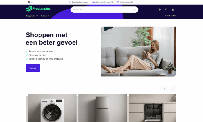 Productpine screenshot